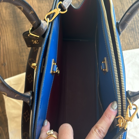 Louis Vuitton City Steamer Handbag Blue/Maroon - Picture 7 of 9